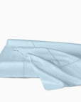 Arctic blue Ariel flat sheet folded
