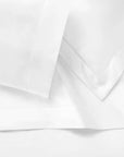 Ariel white flat sheet, pillowcase and sham vignette