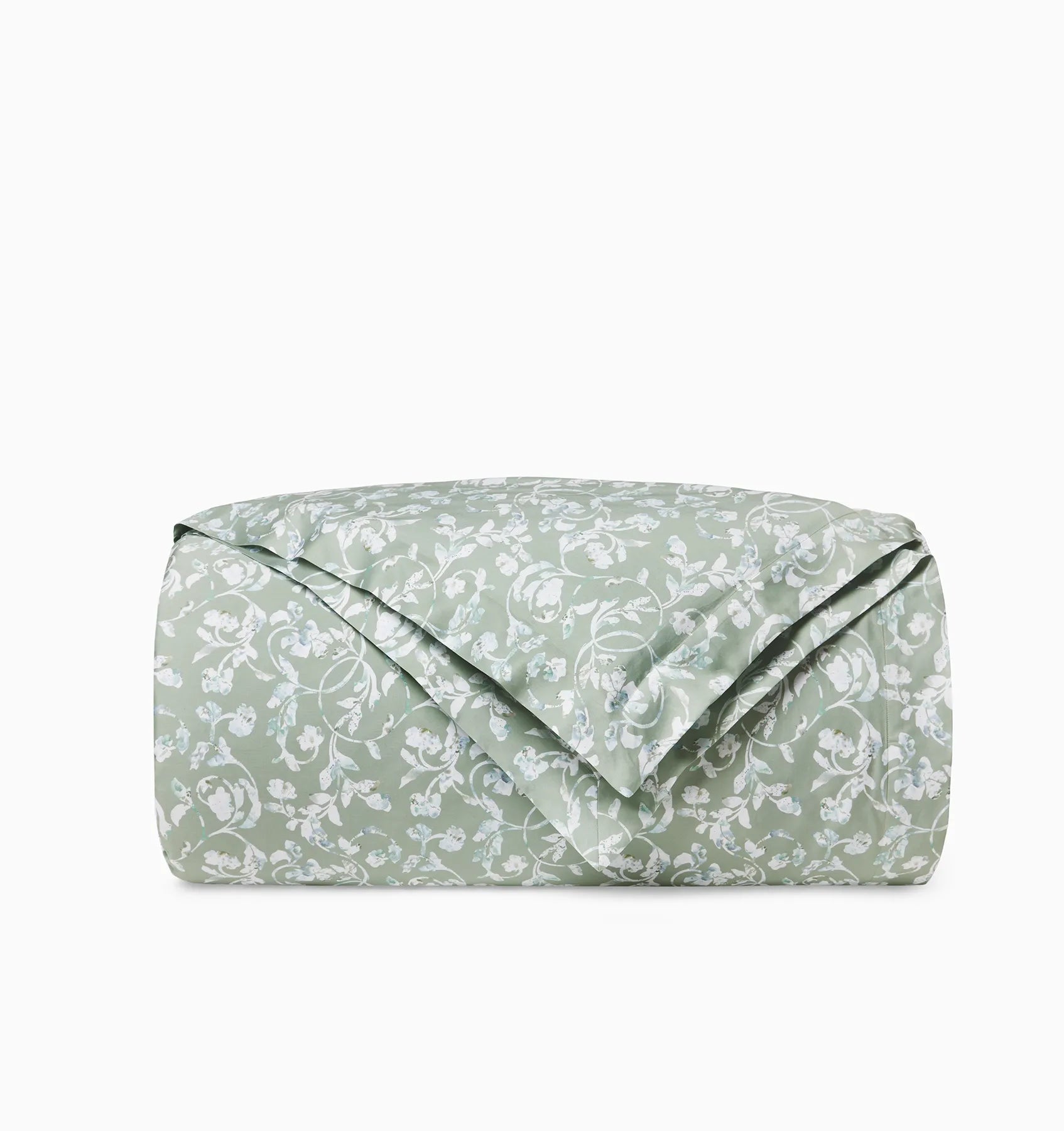 Fronda sage folded duvet cover