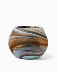 Giove bark glass blown votive holder