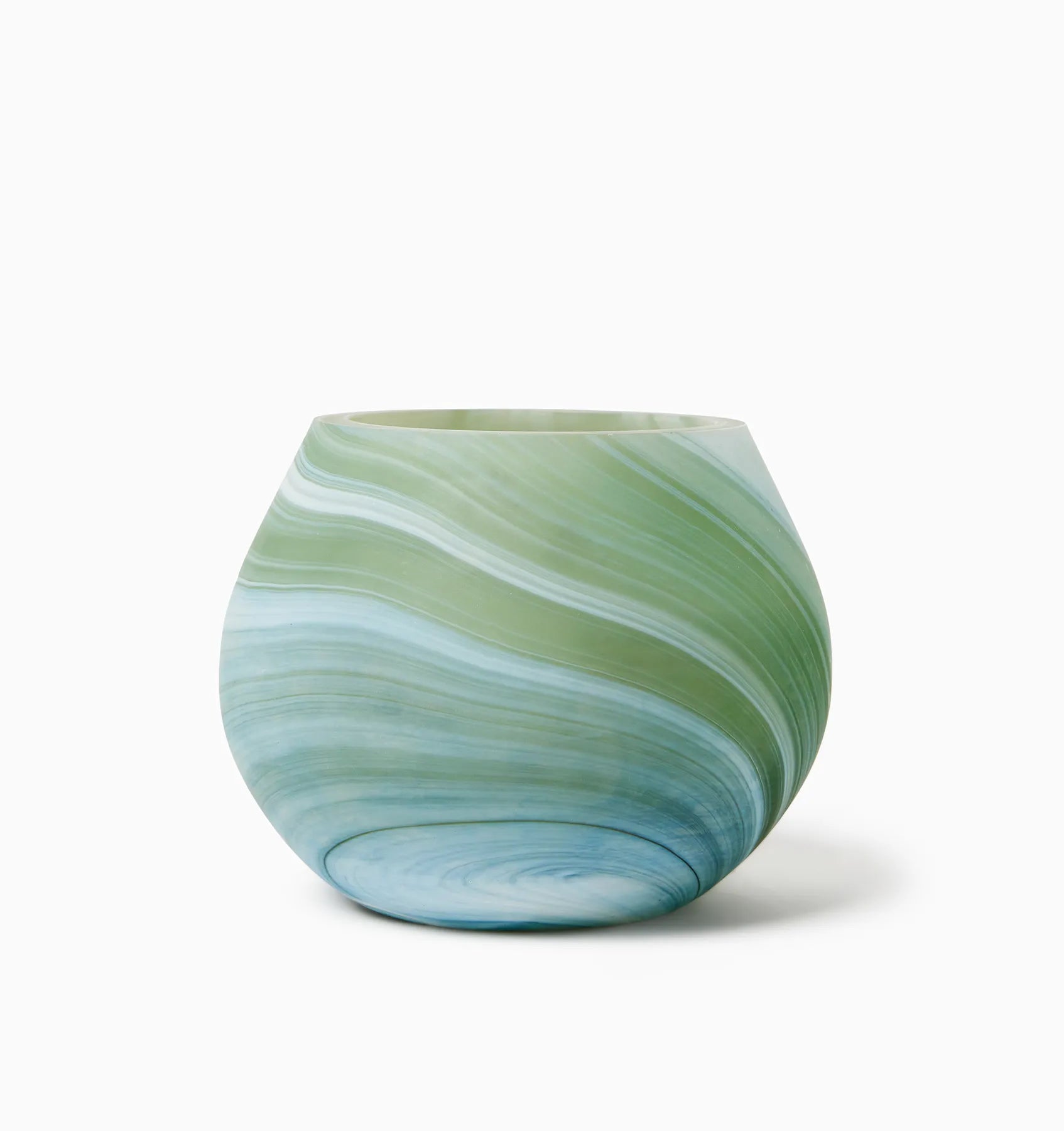 Giove clover glass blown votive holder