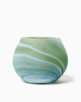 Giove clover glass blown votive holder
