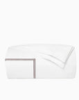 Grande hotel white/mocha duvet cover