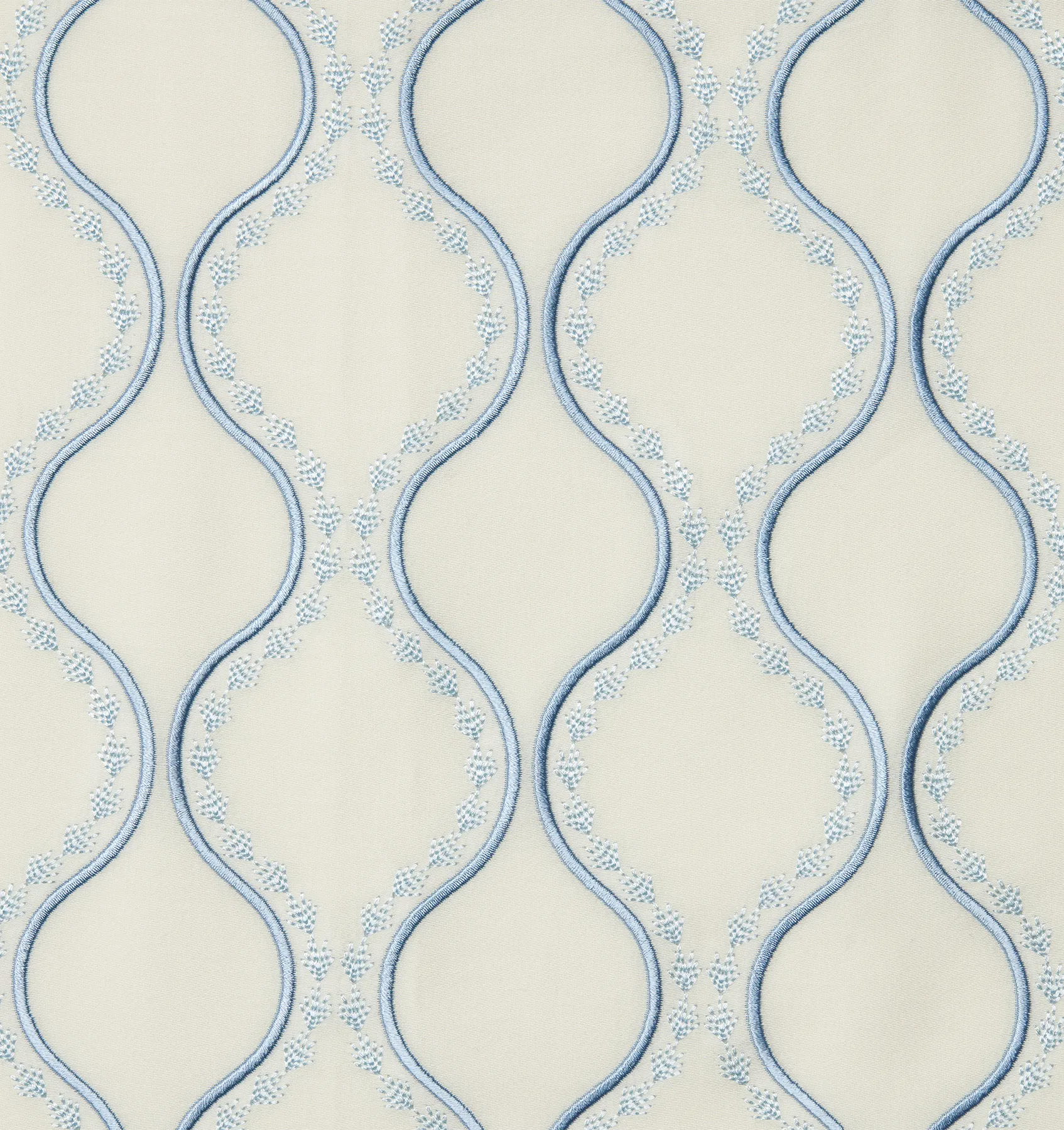 Isabella ivory/sea close up details