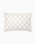 Isabella white/sand decorative pillow