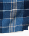 Masseria table linens in Cadet/Navy close up corner details