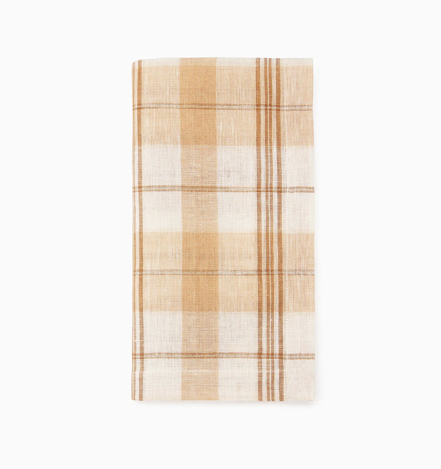 Masseria almond/oyster dinner napkin folded