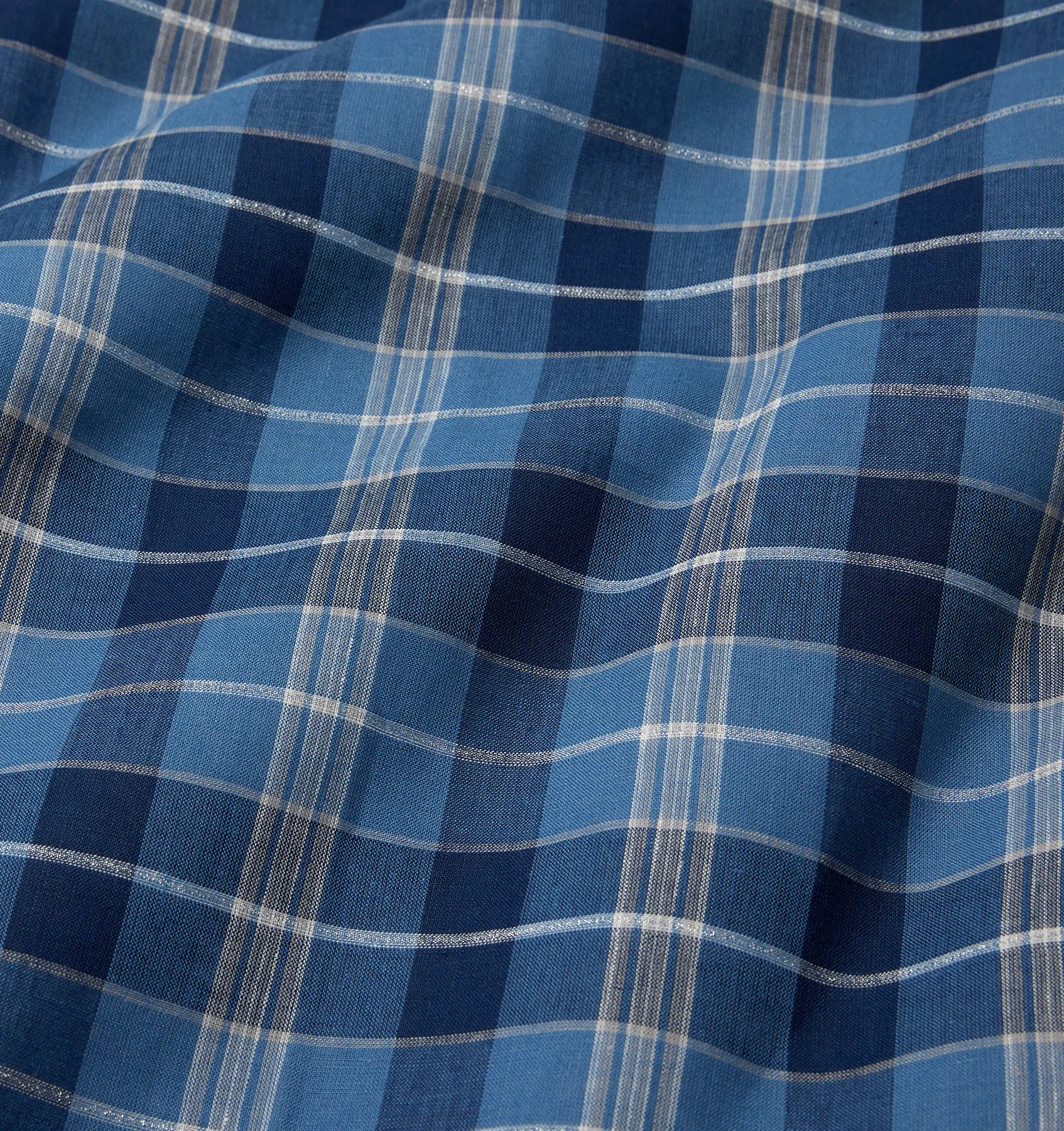 Masseria table linens in Cadet/Navy close up details