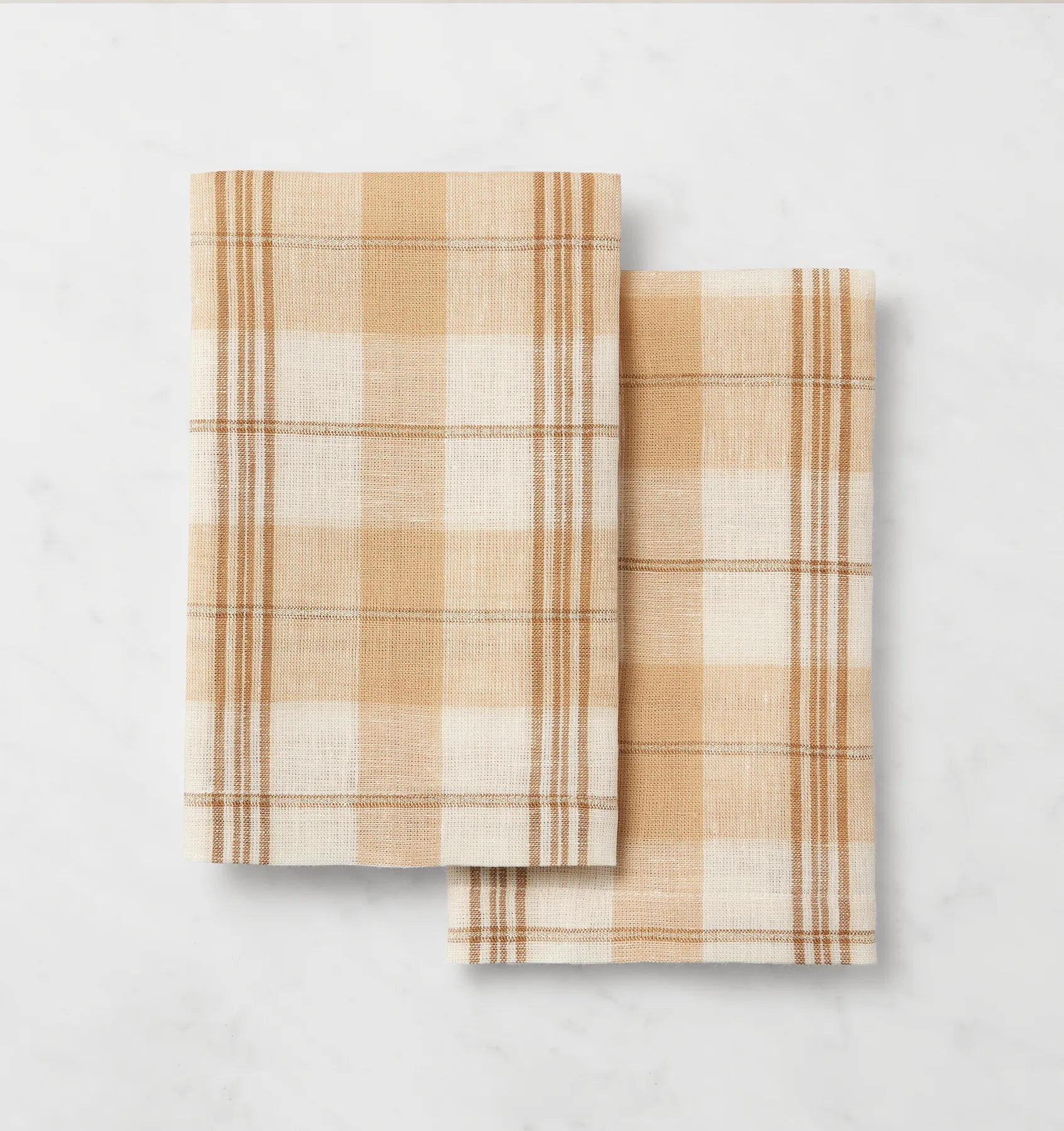 Masseria guest towels in almond/oyster