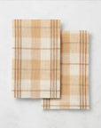 Masseria guest towels in almond/oyster