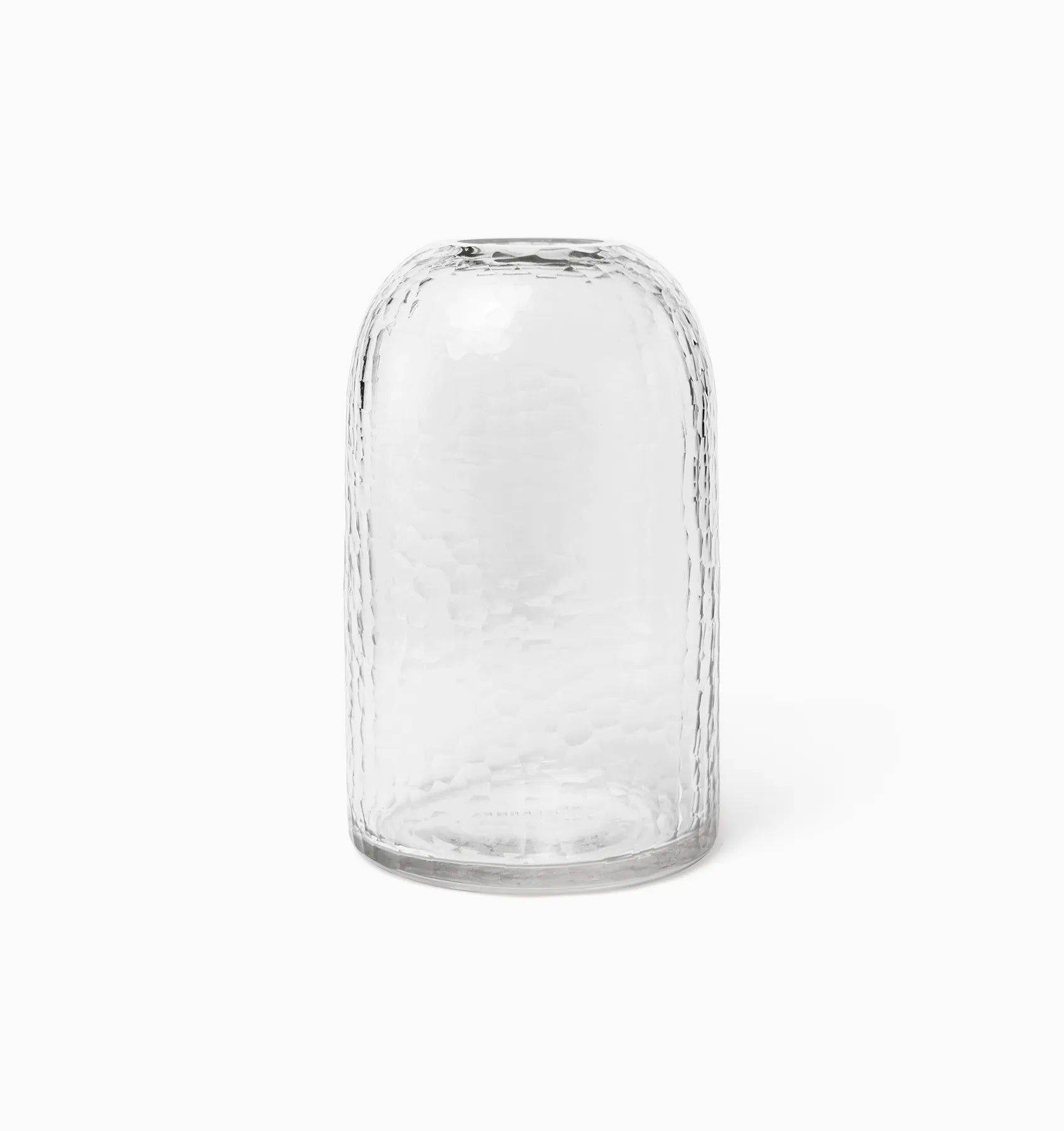 Oculus glass vase in clear