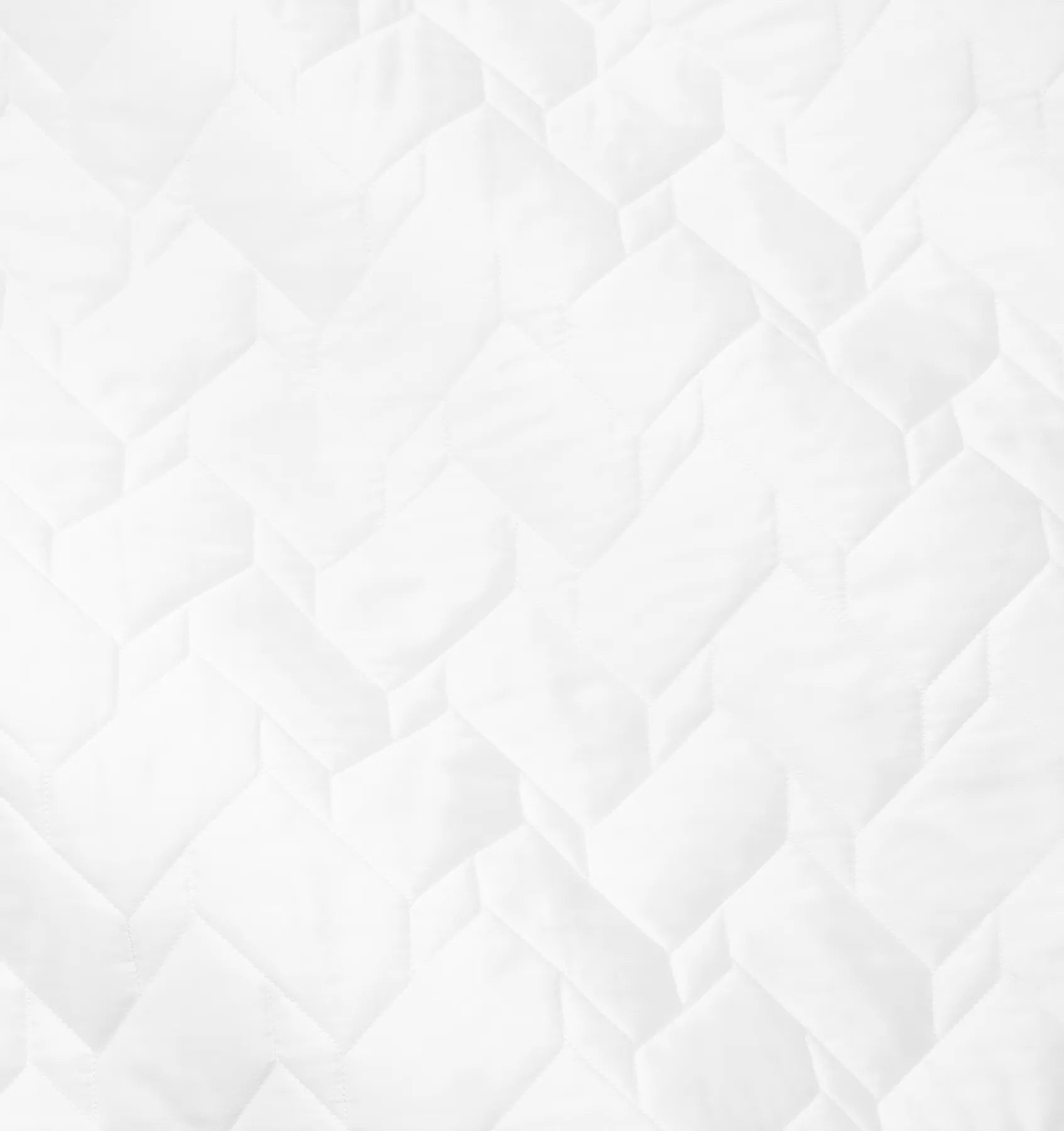 Palatino white quilt and sham close up