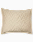 Palatino sham in sand on a white background