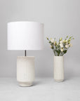Romano table lamp and romano vase 