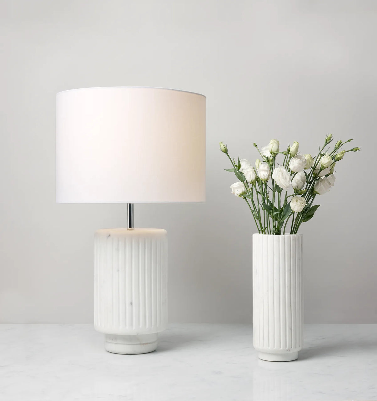 Romano table lamp lite and romano vase
