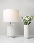Romano table lamp lite and romano vase