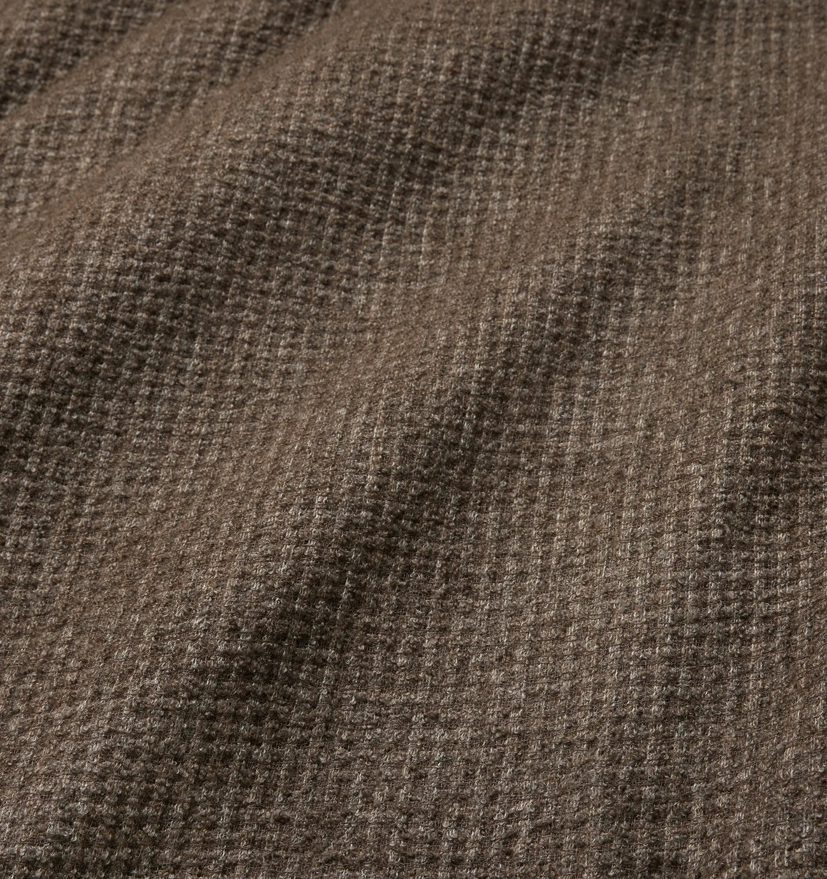 Terranova khaki throw close up