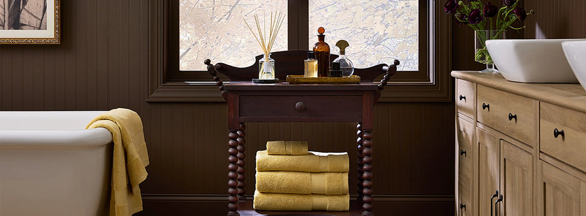 Bello Nuovo bath towels in wheat