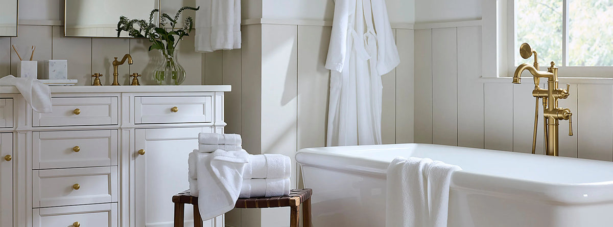 Cielo bath towels white