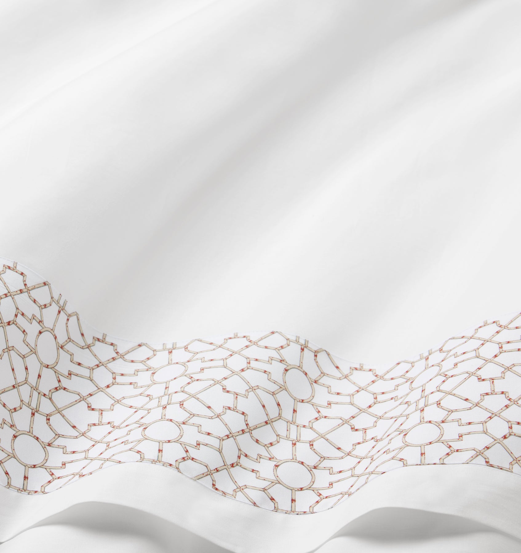 Baldwin Bamboo pillowcase and flat sheet fabric texture 