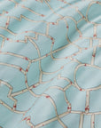 Baldwin bamboo duvet cover and sham fabric texture