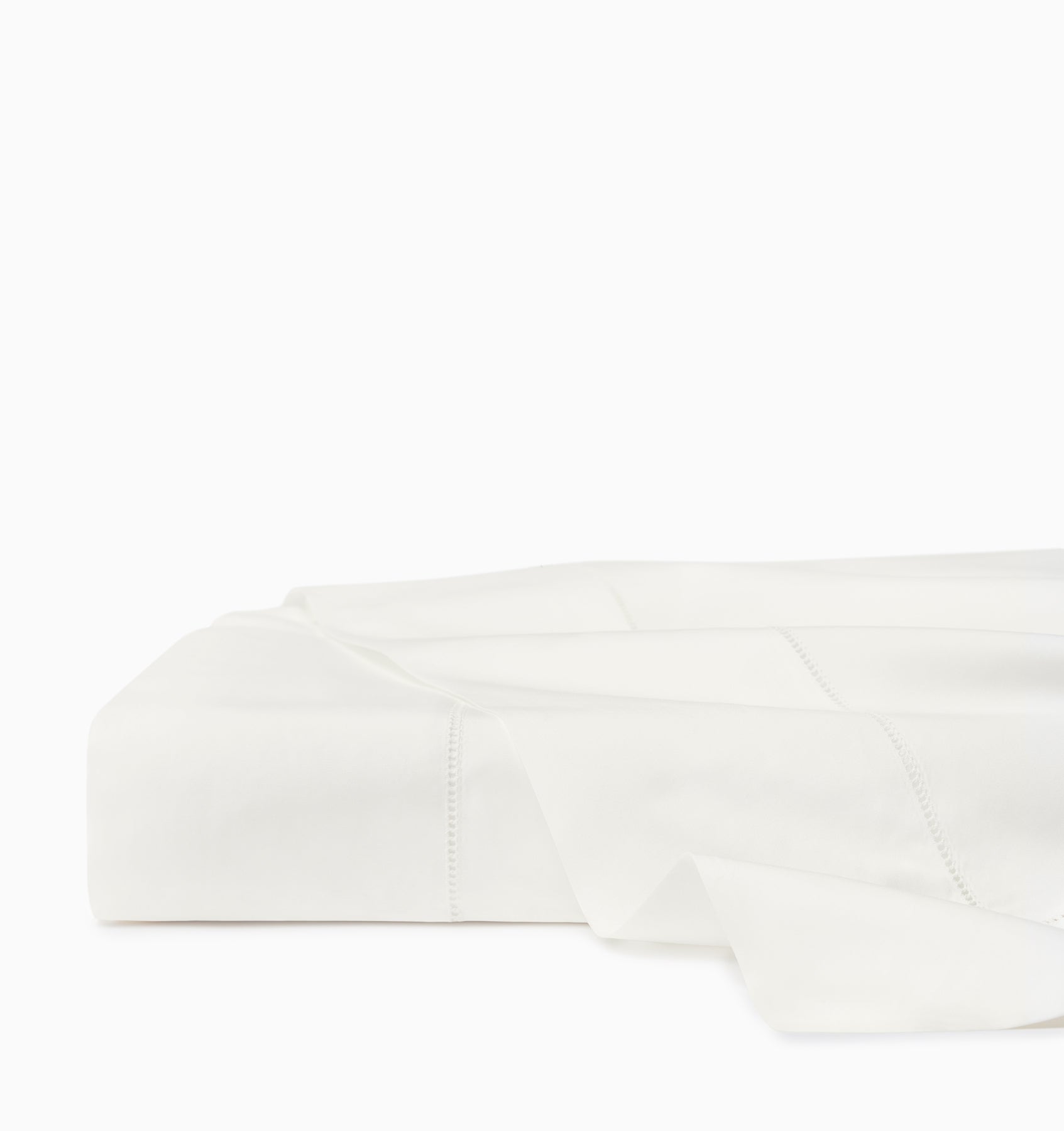 Luxor oyster flat sheet folded. 