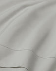 Luxor bed linens texture in silver
