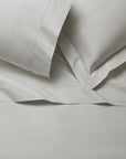 Luxor flat sheet, pillowcase and sham vignette in silver