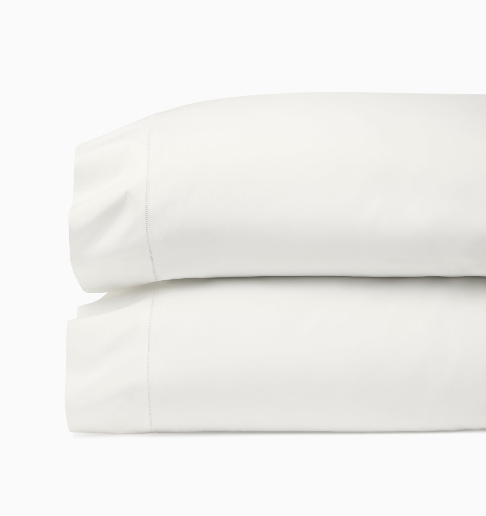 Luxor oyster pillowcase stack
