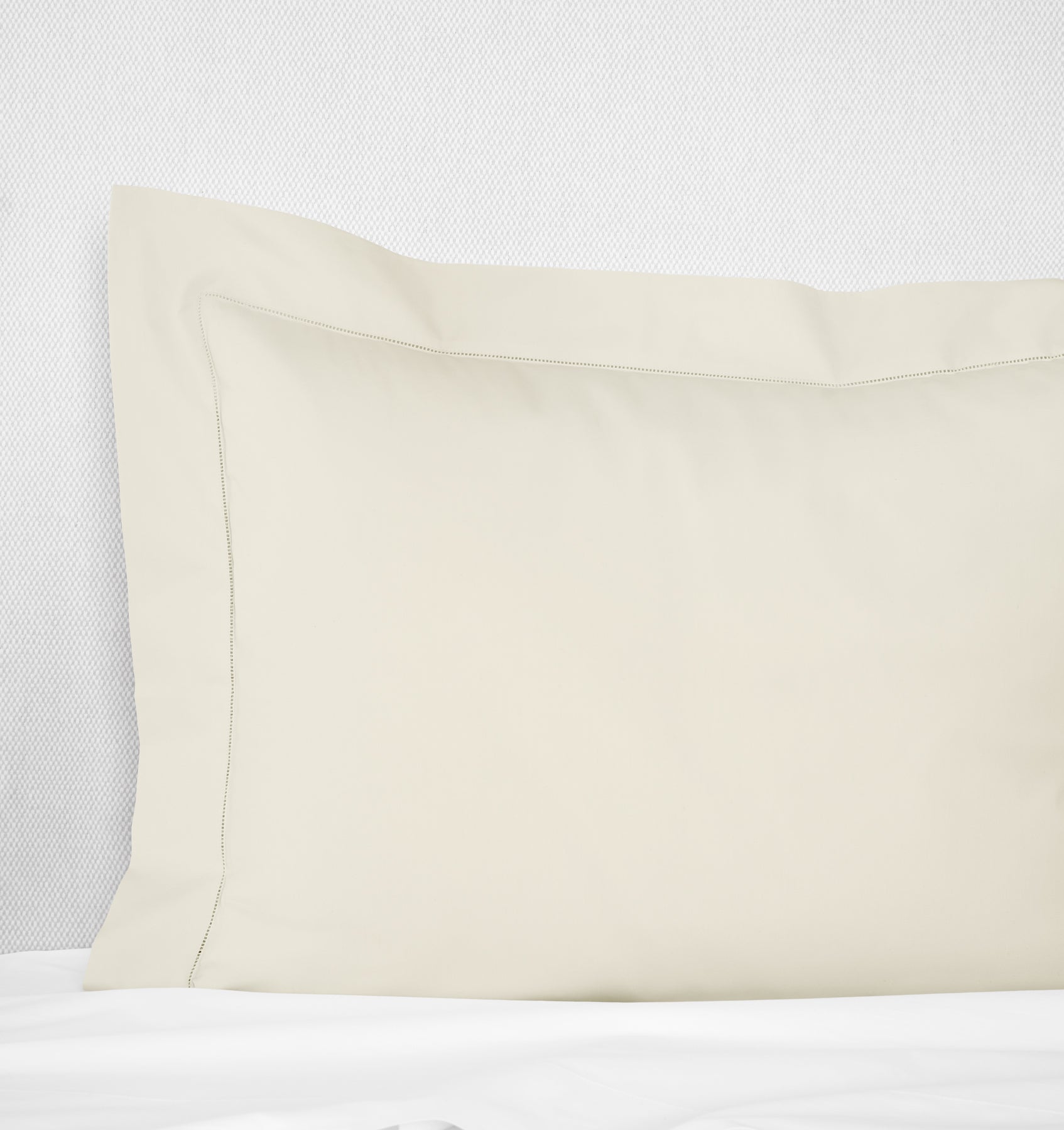 Beige pillow sham