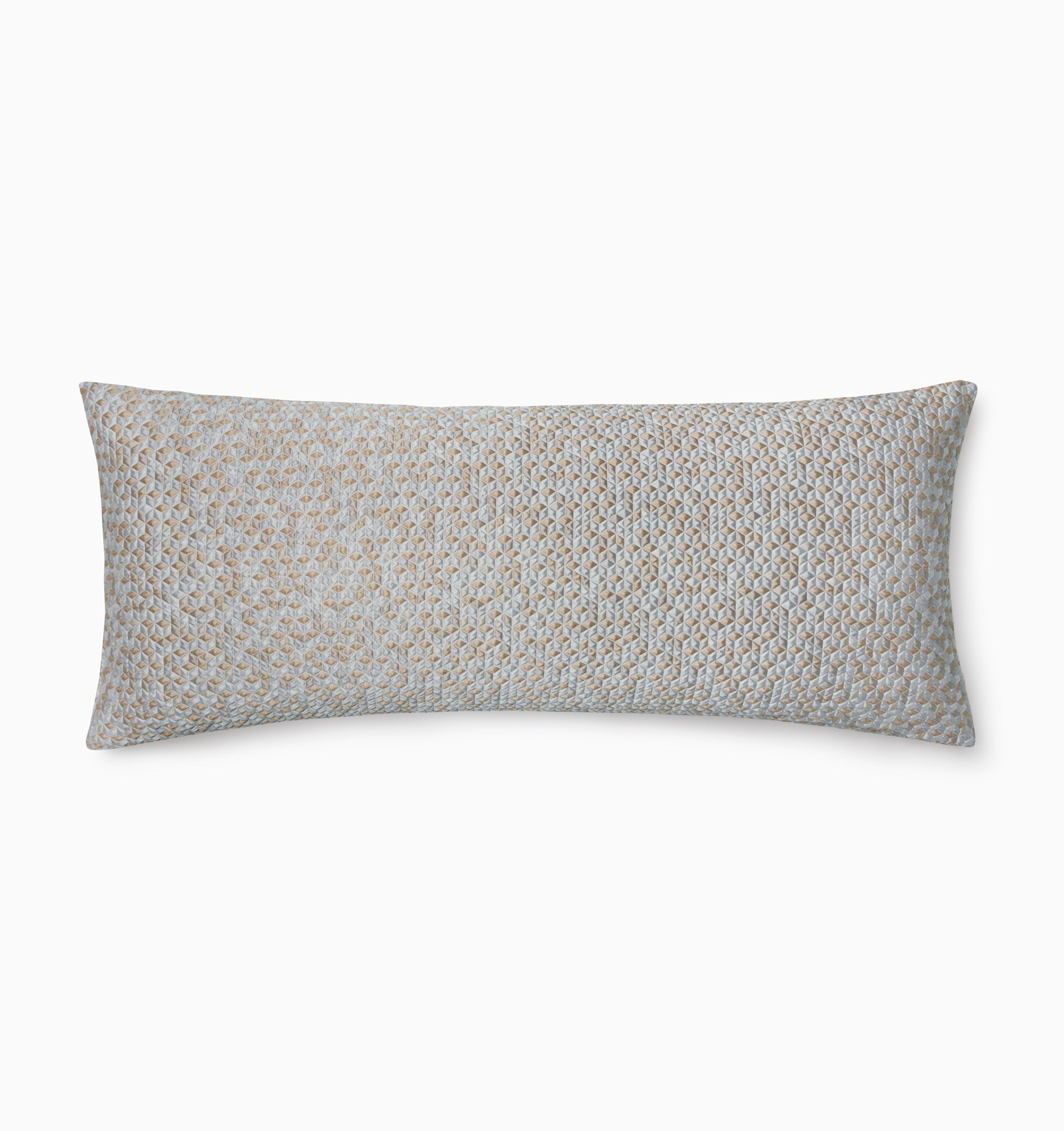 Nesso 16x36" copper jacquard decorative pillow