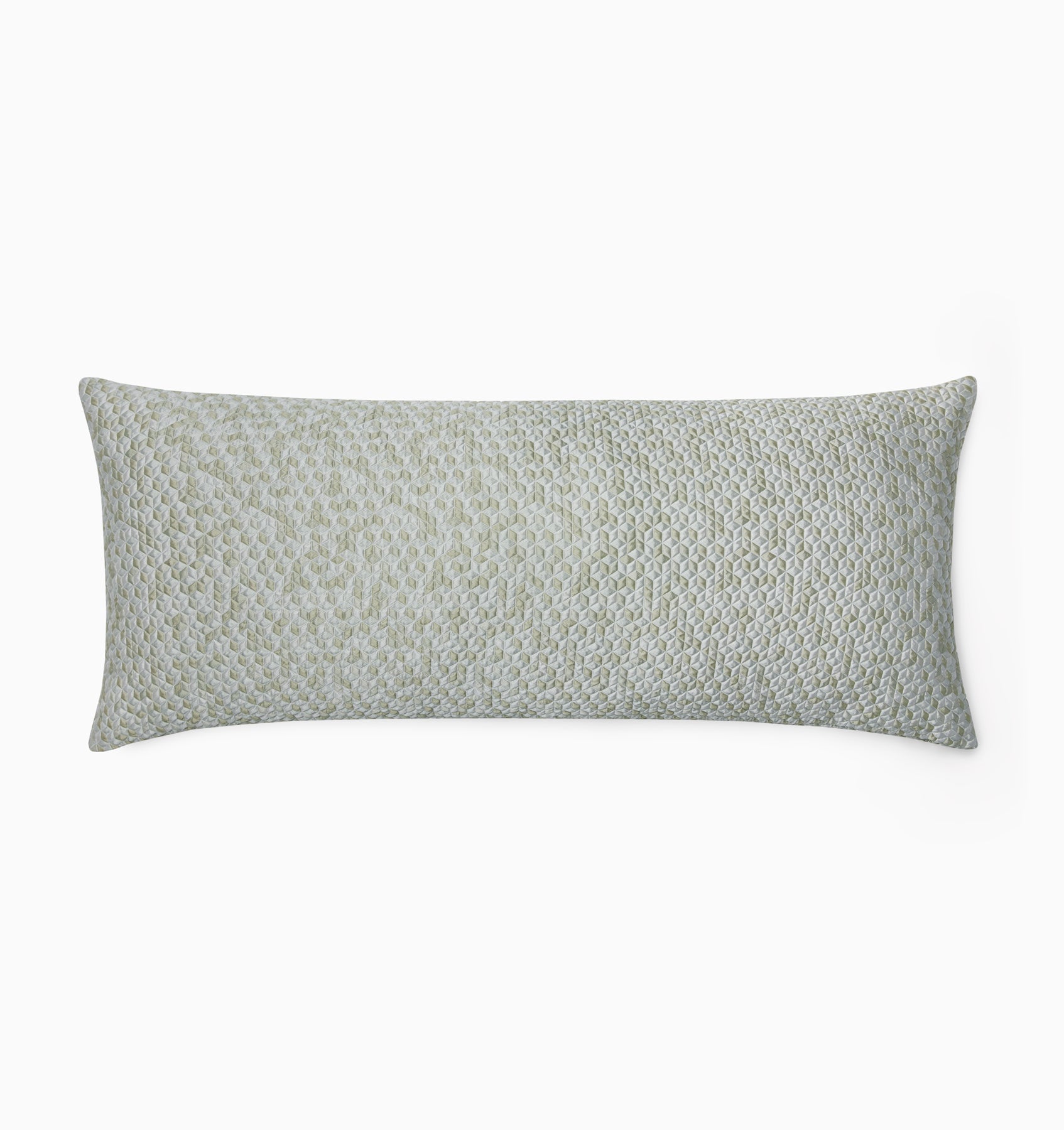 Nesso 16x36"" silver sage jacquard decorative pillow