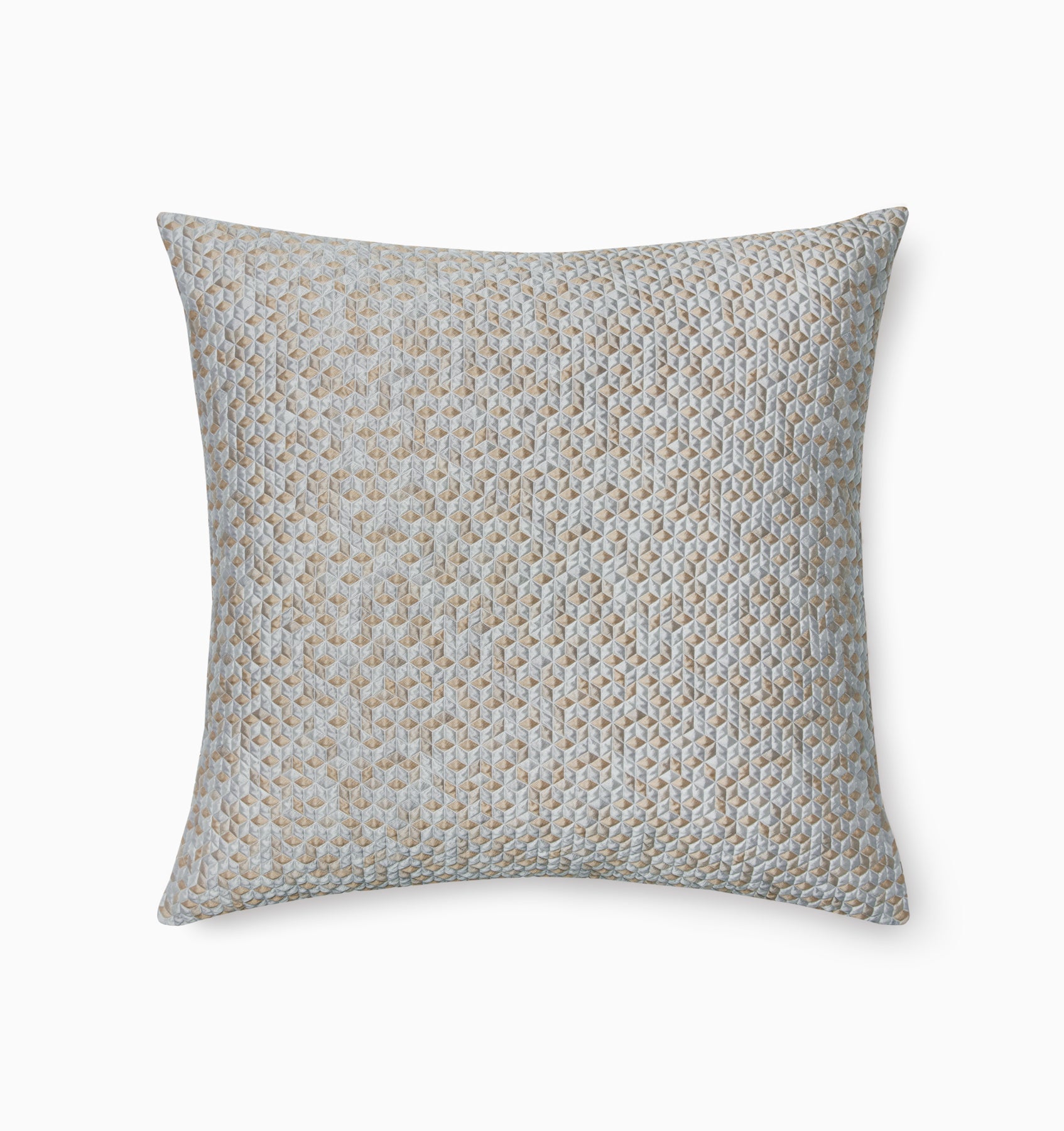 Nesso 22x22" copper jacquard decorative pillow