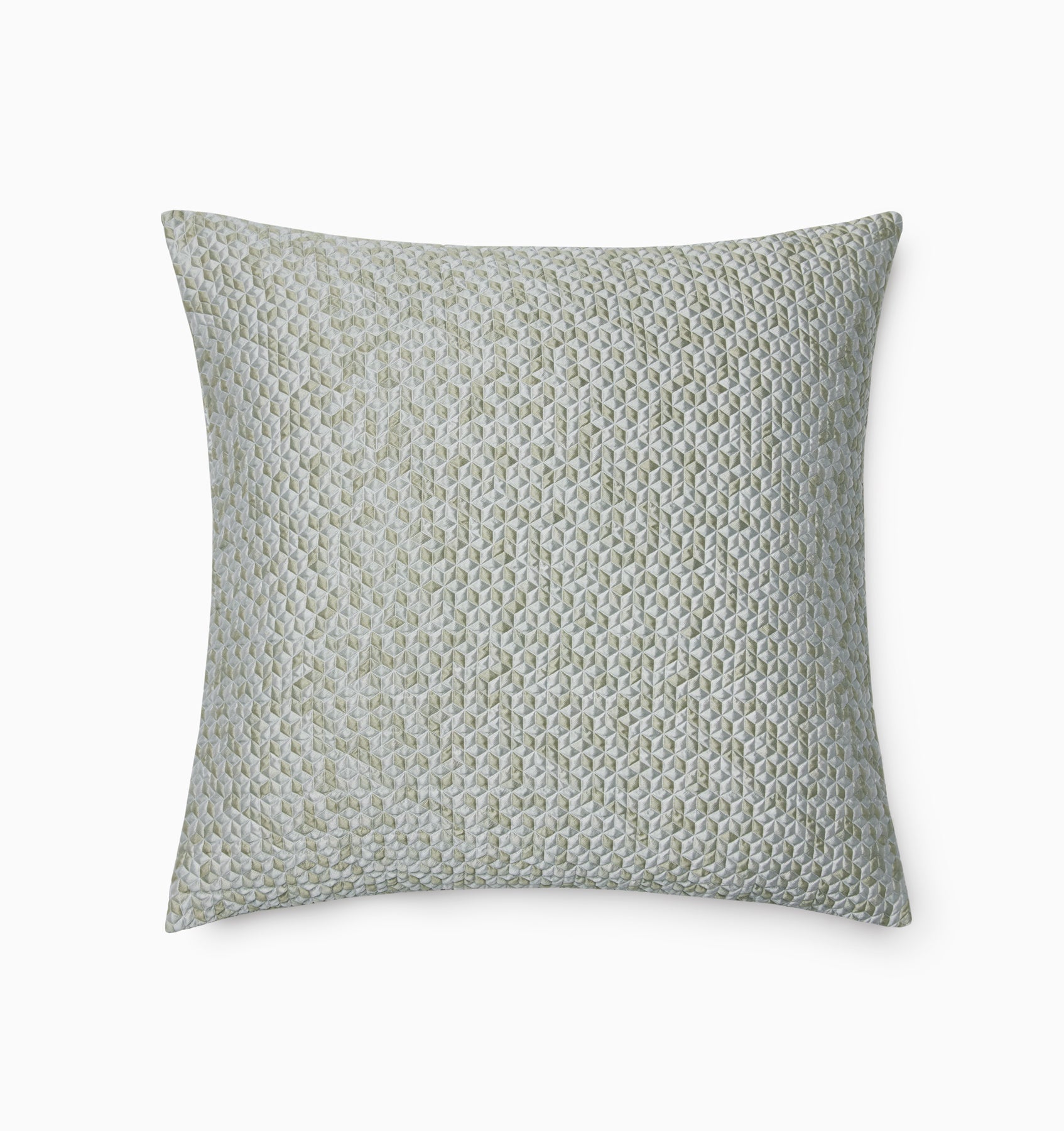 Nesso 22x22" silver sage jacquard decorative pillow