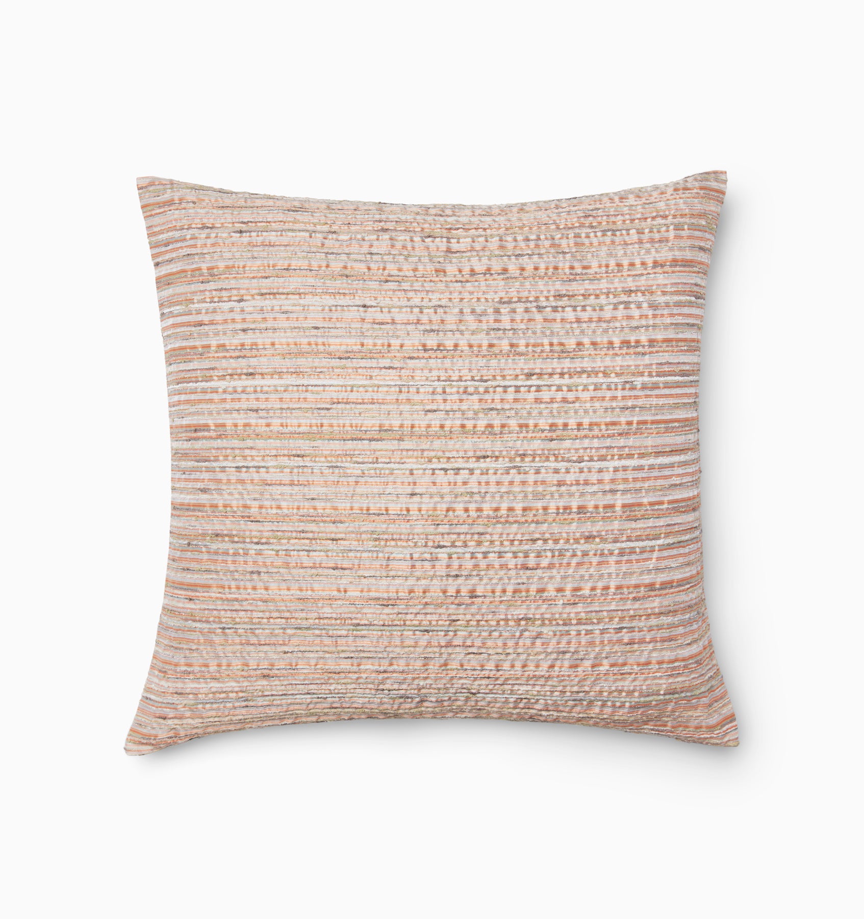 Tindari 22x22" decorative pillow in apricot
