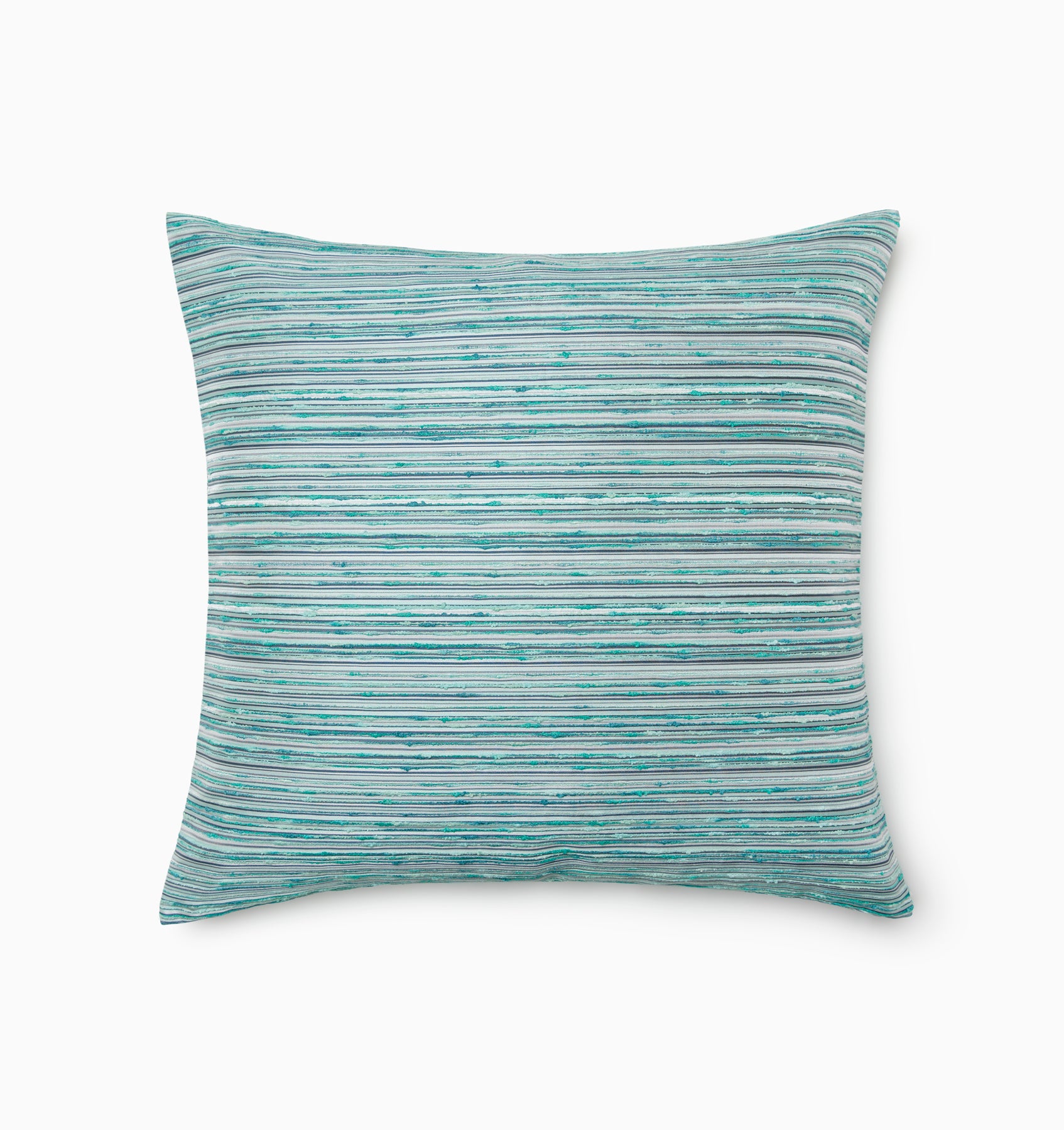 Tindari 22x22" decorative pillow in aqua