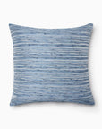 Tindari 22x22" decorative pillow in sea