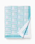 Folded clearwater Tirreno beach towel 