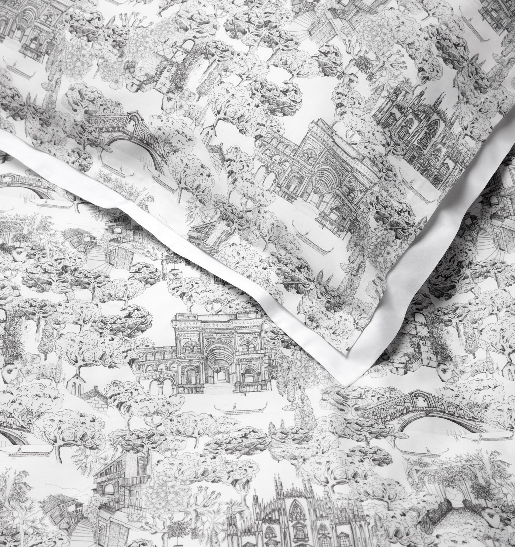 Viaterra sham and duvet cover