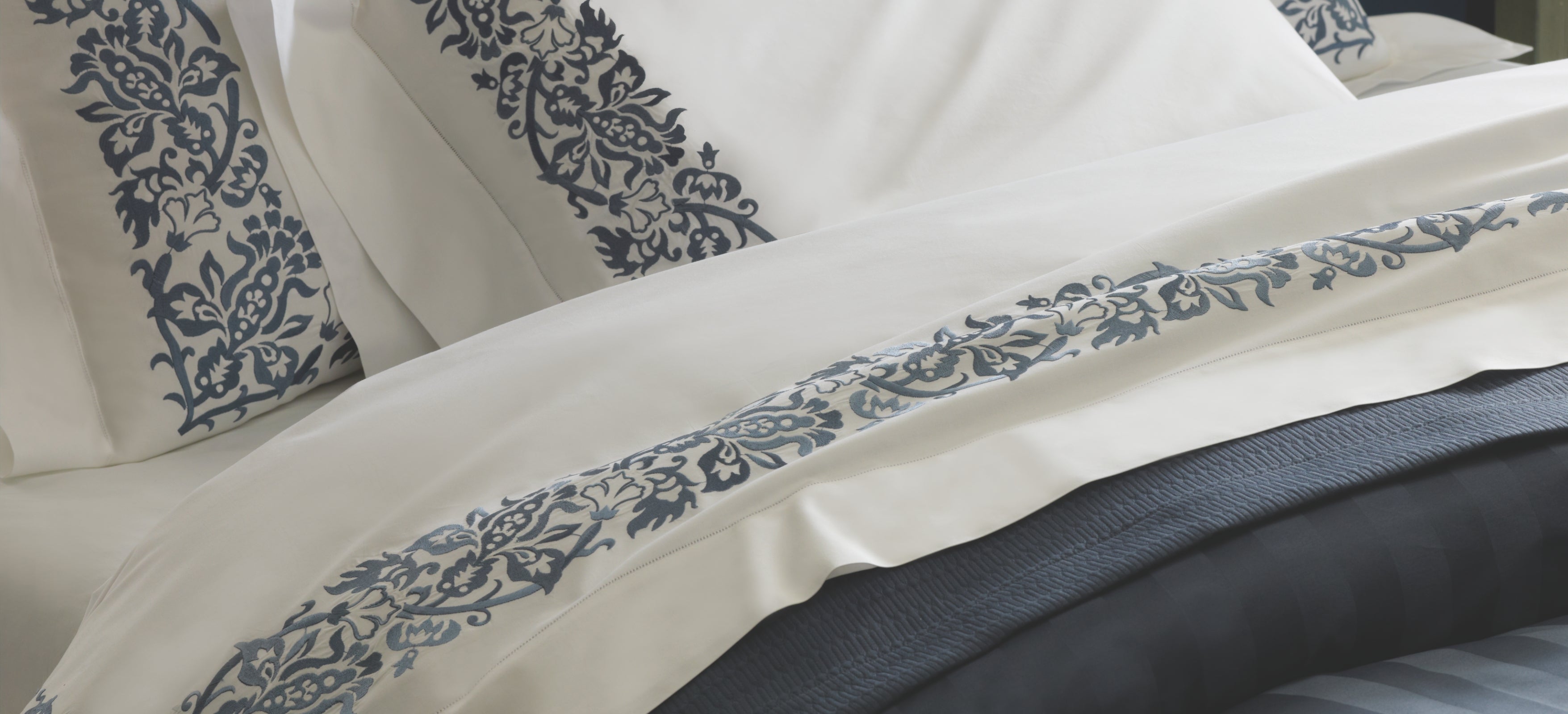 Saxon Collection - Luxury Embroidered Bedding | SFERRA