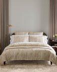 Brina full bed paired with estate in white/sand