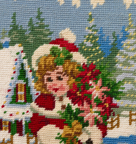 Ice Skater Girl Holiday Stocking | SFERRA