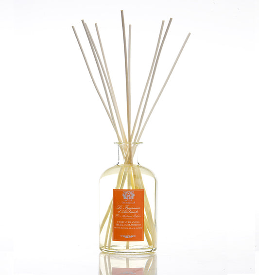 Antica Farmacista's Fragrance Diffuser in Orange Blossom, Lilac, and Jasmine, sold by SFERRA
