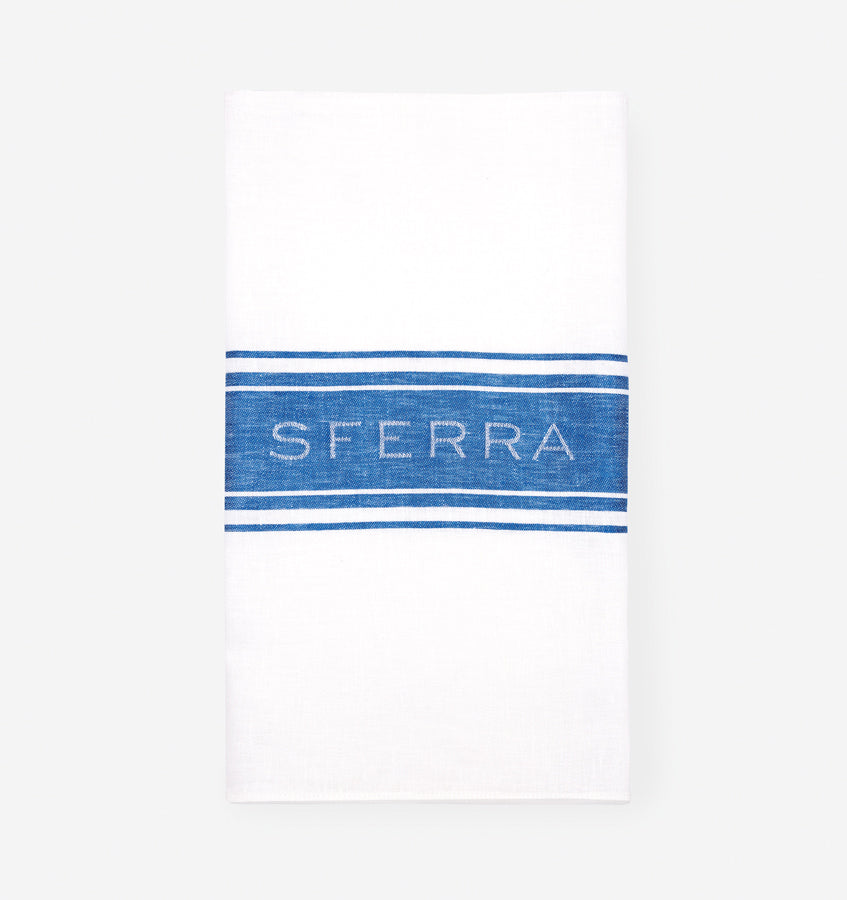 Sferra Parma Kitchen Towel - White/Black