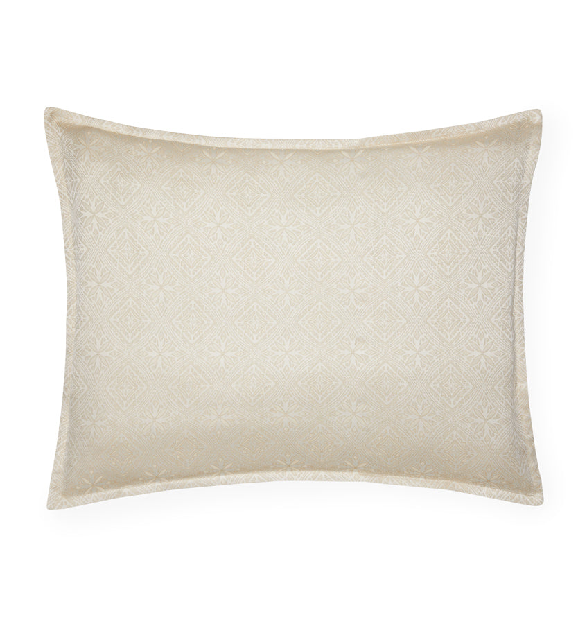 Piastrelle Sham Metallic Sateen Pillow Shams SFERRA
