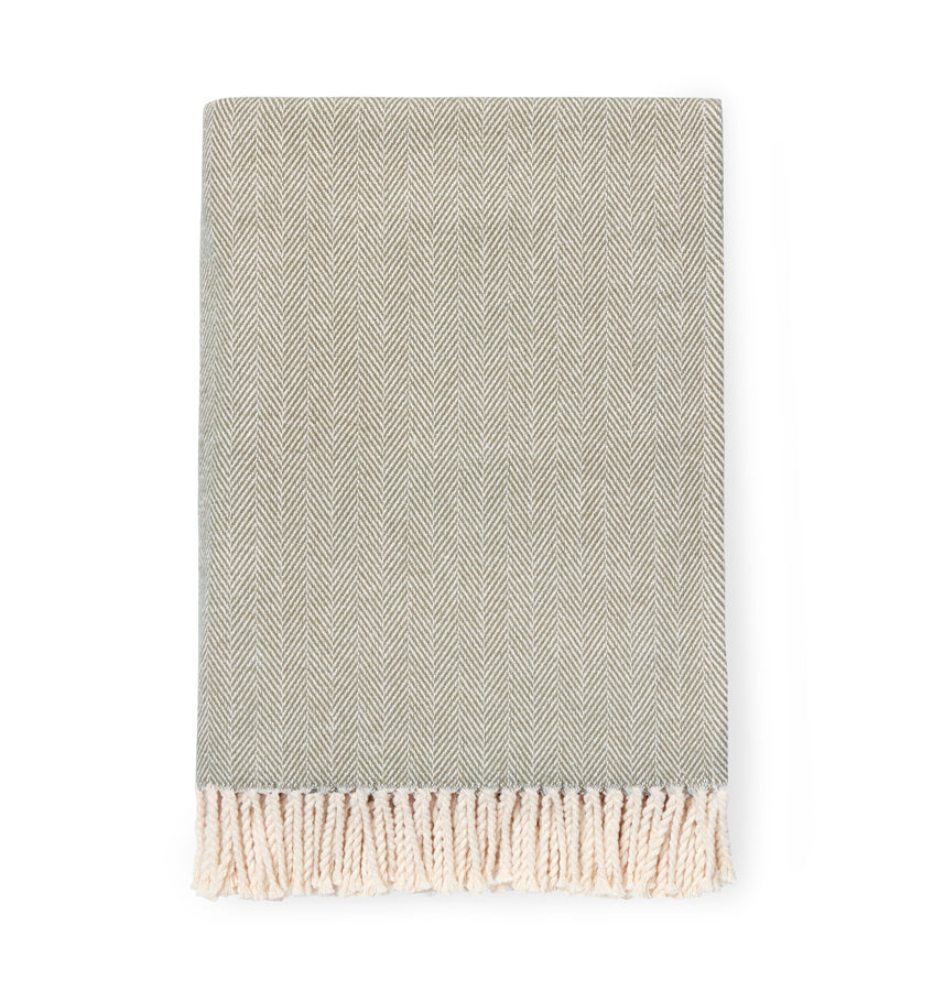 Celine Throw Celine Throw - Herringbone Cotton Throw Blanket | SFERRA