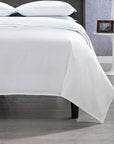 Corto Celeste Duvet Cover is a contemporary update to Celeste, SFERRA's most popular percale sheeting.