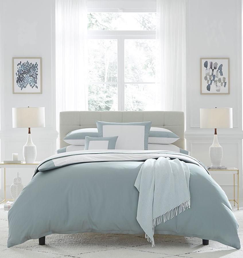 Casida Flat Sheet - Luxury Percale Flat Sheets | SFERRA
