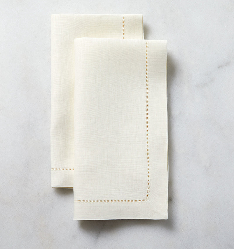 Classico Napkins White Linen Table Napkins SFERRA