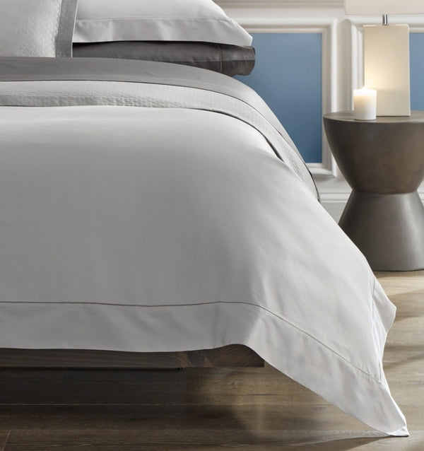 Giotto Sateen Duvet Cover has  luminous sheen and luxe drape mark it as a bedding of the finest quality.